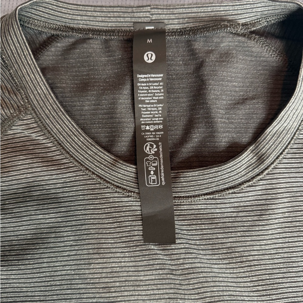 Lululemon Metal Vent Tech Short Sleeve Shirt Medium NEW Men’s - Picture 3 of 6